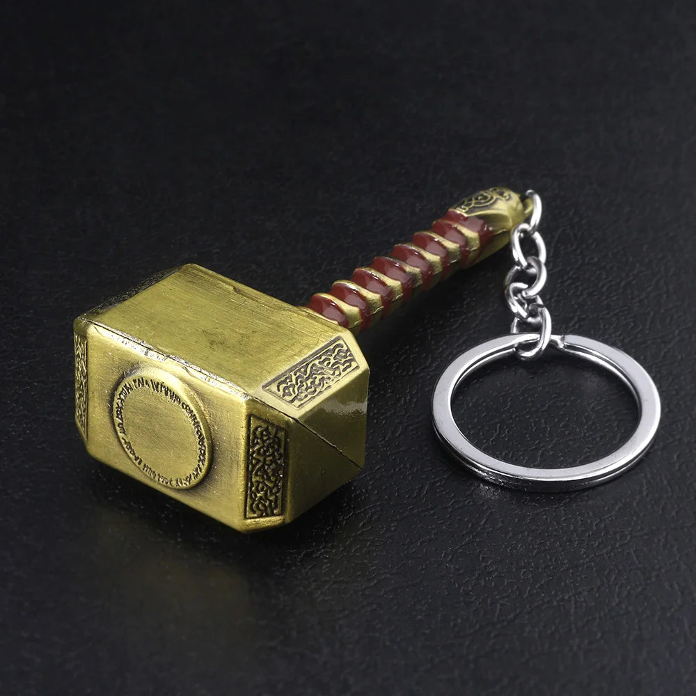 Mini Metal Hammer Keychain