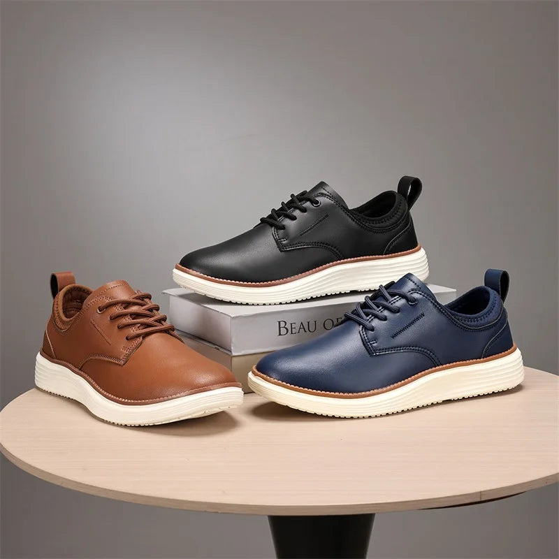 Men’s Casual Oxford Shoes with Cushioned Sole