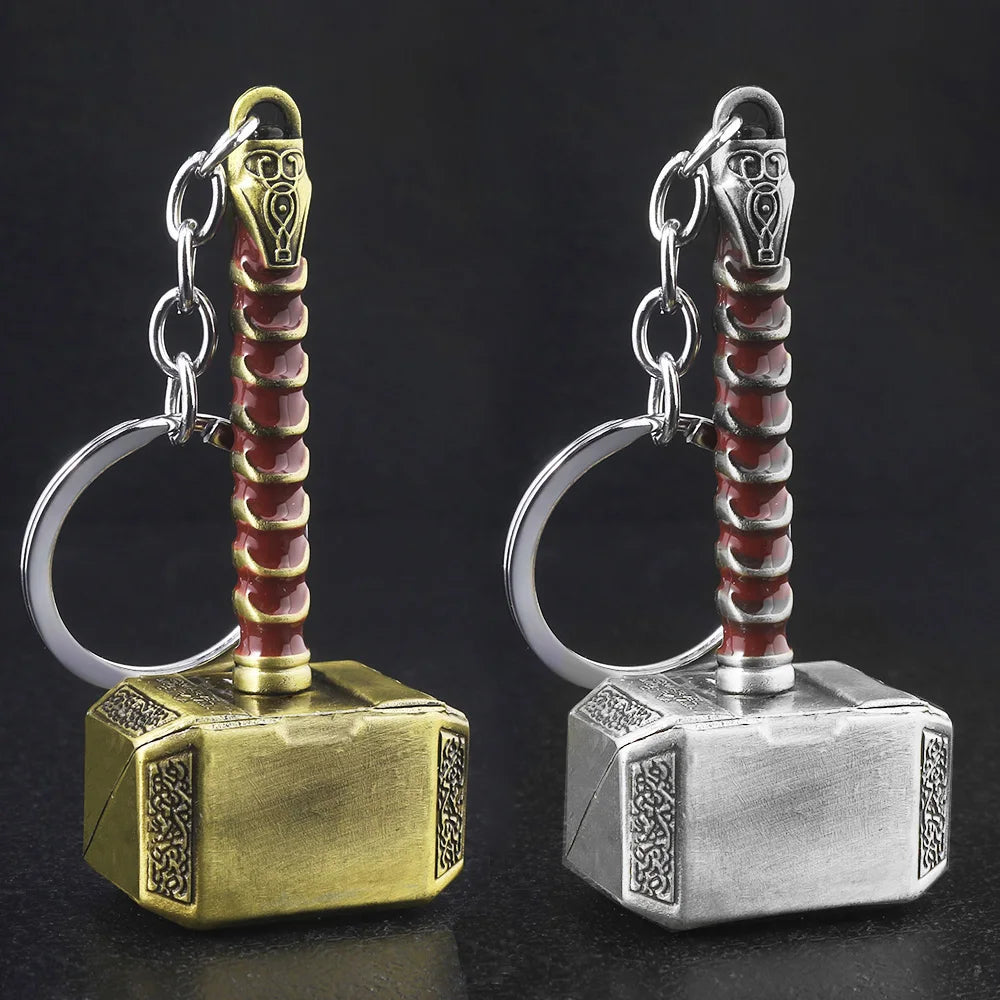 Mini Metal Hammer Keychain