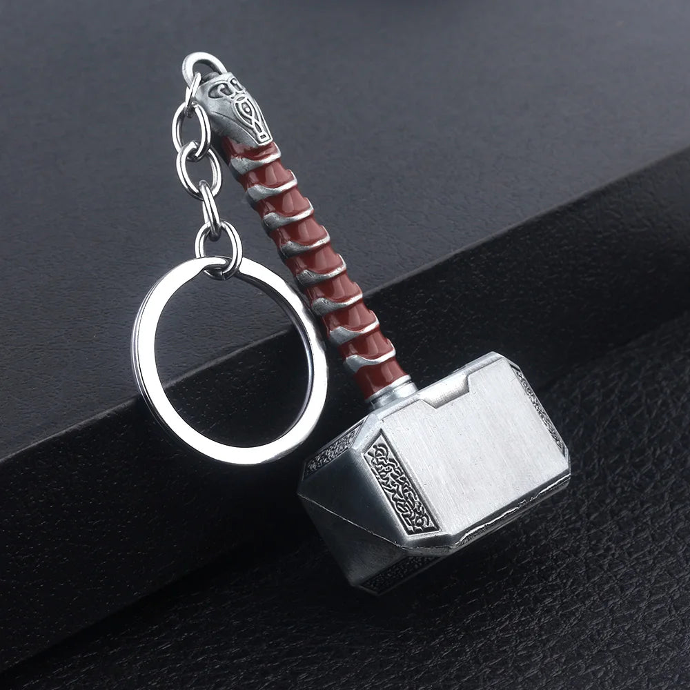 Mini Metal Hammer Keychain