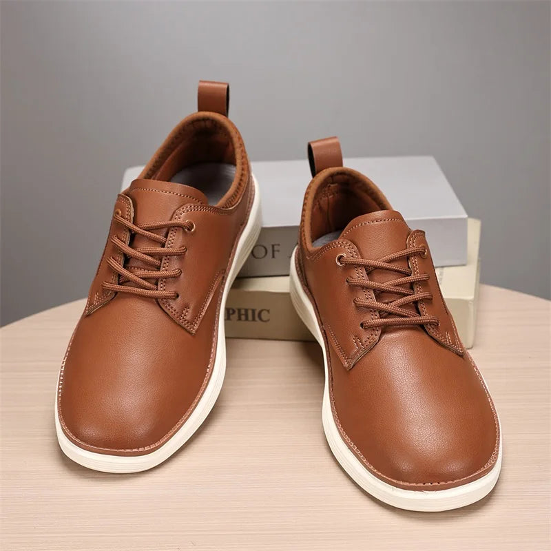 Men’s Casual Oxford Shoes with Cushioned Sole